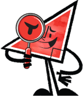 Right Angle with Magnifying Glass